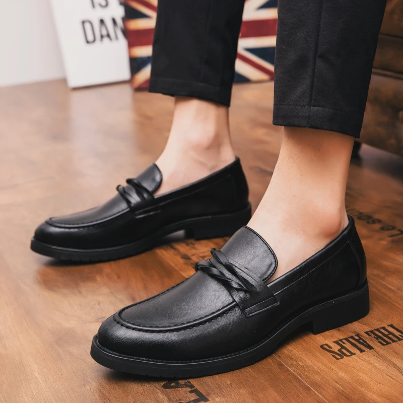 men designer formal leather shoes slip on unique dress male footwear wedding italian luxury brand elegant oxford shoes for men (18)
