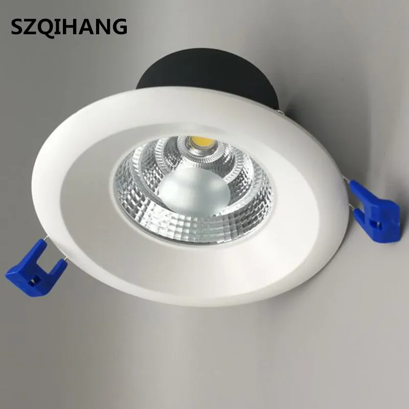 AC110V220V 9W 15W 20W Dimmable Spot Light Decoration Ceiling Down Lamp lighting Super Bright Recessed LED Downlights Warm White