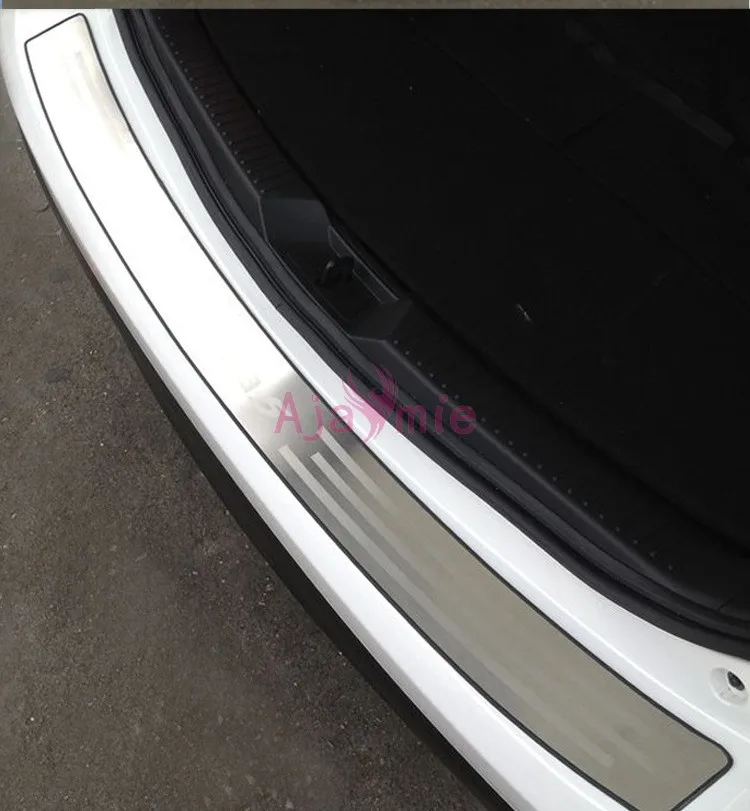 

#304 Stainless Steel Rear Trunk Bumper Tail Gate Door Sill Trim Plate Car Styling 2009-2017 For Mazda5 Mazda 5 Accessories