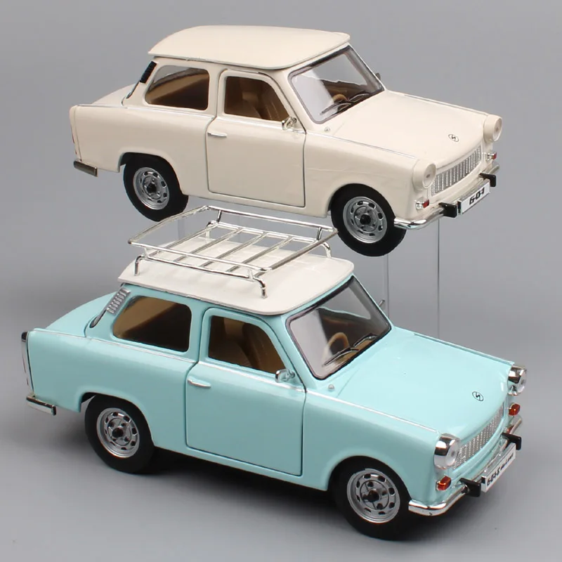 1:24 масштабные бренды Германия Винтаж The Trabant 601 P601 S 1988 седан VEB Sachsenring Trabi металлическая литая мини-модель машины игрушки