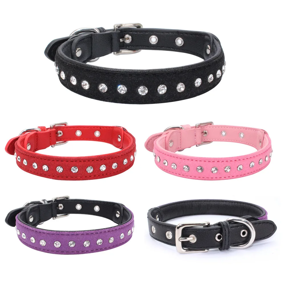 Buy Exquisite Adjustable Collar for Dogs Diamond Dog Puppy Pet Collars Bringing