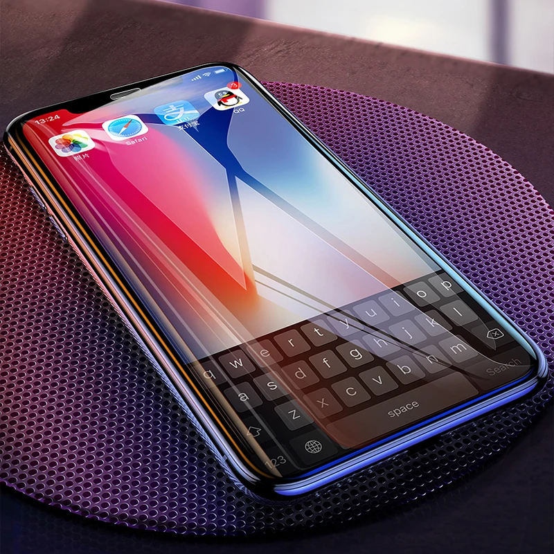 MEIZE 9D زجاج واقي ل iphone x 10 واقي للشاشة iphone x xr xs زائد ماكس الزجاج المقسى على iphone x الزجاج حماية