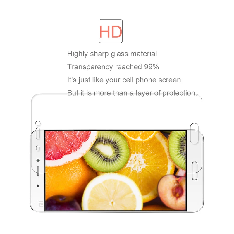 9H защита экрана из закаленного стекла для xiaomi 5s plus MI6 5C 5X Защитная пленка для xiaomi A1 Mi4 Mi5c Mi5s Mi6 защитная пленка