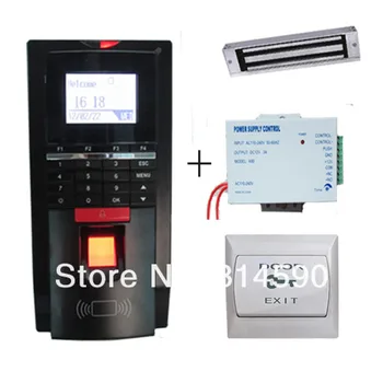 

Fingerprint Access Control Kit with Realand Access Control Terminal ZD2F20 Power Supply, Magnetic Lock, PC Exit Button