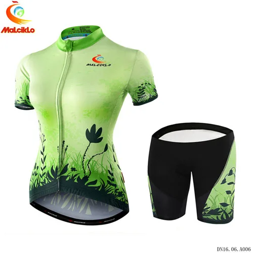 Malciklo быстросохнущая одежда для велоспорта женские спортивные костюмы для велоспорта для девочек Одежда для велоспорта сiclismo велосипед Велоспорт Джерси - Цвет: Jersey and Pants