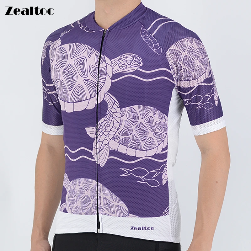 Summer Purple Cycling Jerseys MTB Road Bike Jersey Short Sleeve Breathable Cozy Bicycle DH