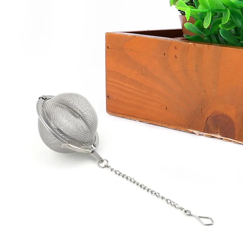 

Stainless Steel Tea Seasoning Bags Strainer Locking Spice Egg Shaped Home Office Drop shipping
