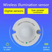 0-200000Lux светильник, датчик интенсивности 433 МГц/816 МГц/915 МГц, беспроводной светильник, датчик освещения, передатчик освещенности для vinery