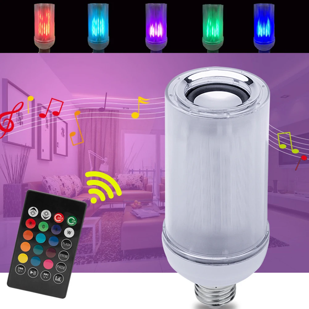 

Wireless Bluetooth Speaker LED Light Smart Remote Control Colorful Light with Remote Control Holiday Wedding Bar Music Light