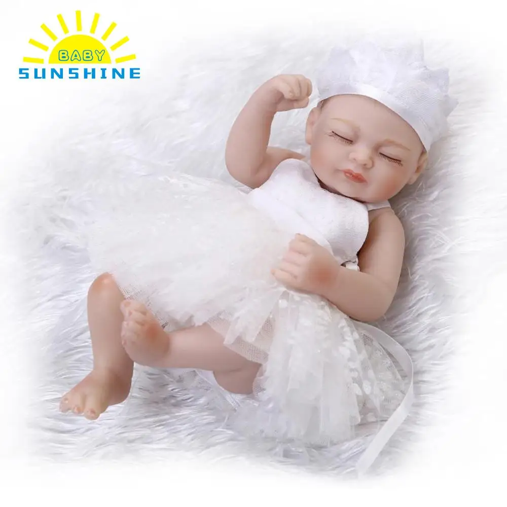 

NEW 10in Silicone Reborn Baby Reborn Doll Realistic Newborn baby Kids Gift Toys for Kids Toddler Top Quality