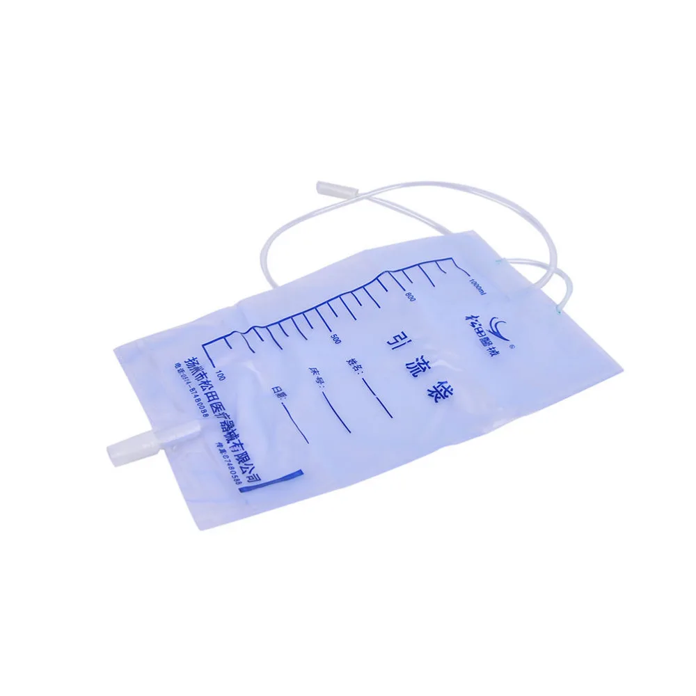 5 шт. медицинский латексный одноразовый мешок для мочи мужской дренажный мешок 1000 мл мешок для сбора мочи