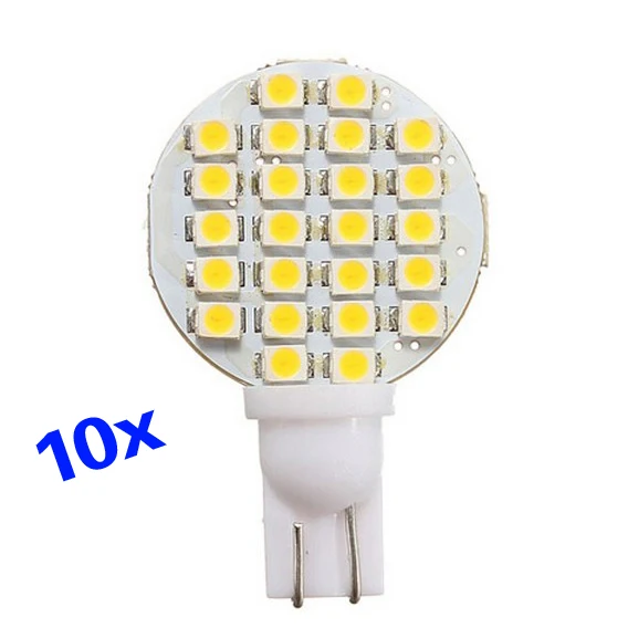 10X T10 194 158 168 501 921 W5W 24 1210 SMD LED теплый белый колесах свет лампы | Лампы и освещение