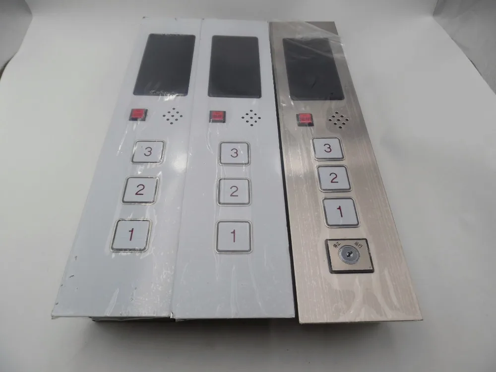 

D24V 3-Floors Hall Call Display Button Plate for Elevator Lift