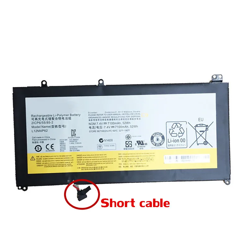 7xinbox 7 4 V 52Wh 7100mAh оригинальный L11M3P62 L12L4P62 L12M4P62 Аккумулятор для ноутбука Lenovo U430 U430P U430T