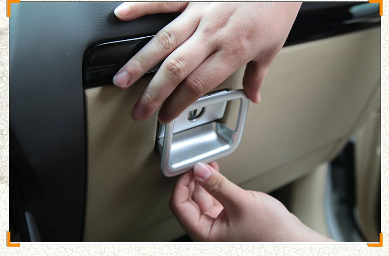 Abs автомобиль co-pilot ручка ящика для хранения планки для toyota land cruiser prado 2010 2011 2012 2013
