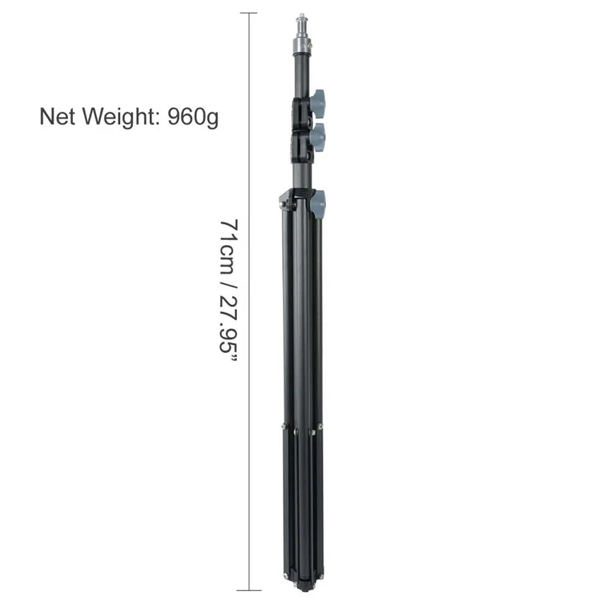 High Quality 6ft 2m Heavy Duty Steel Photograhy Studio Light Stand Photo Video Softbox Boom Bracket Stands Strobe Holder Tripod