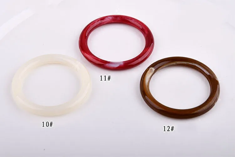 DIY Имитация бирюзы нефрита ювелирные изделия аксессуары небольшой круг отверстие смолы материал кулон серьги