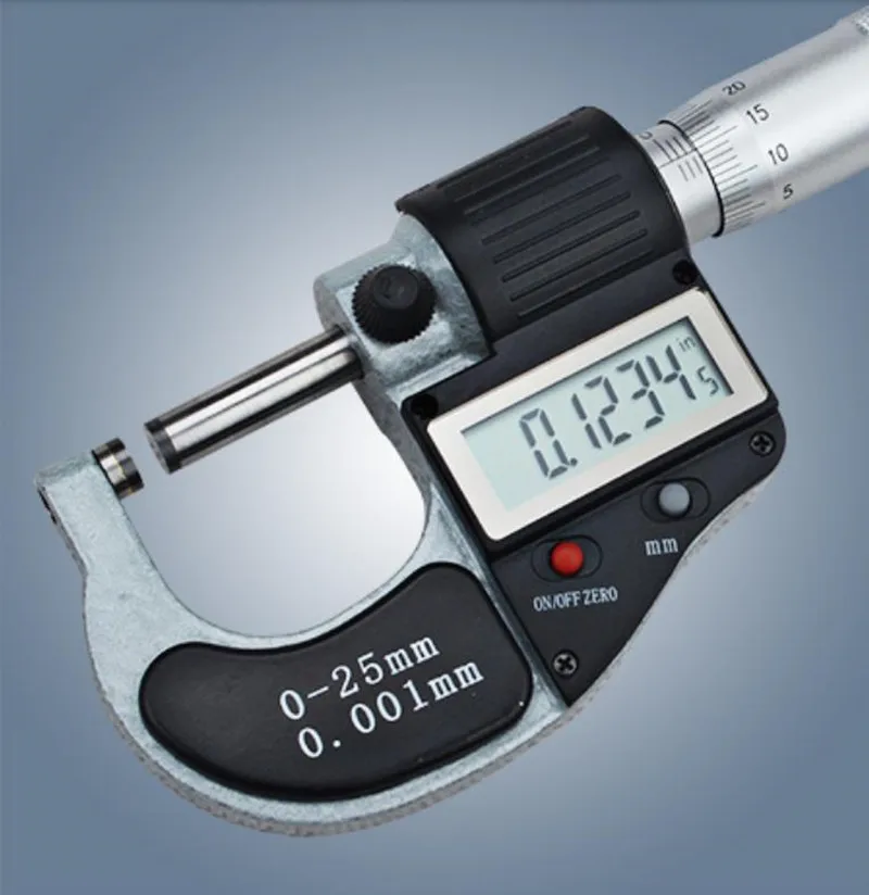 Внешний цифровой микрометр 0-25 мм/0,001 мм/дюйм электронный датчик из нержавеющей стали Штангенциркули измерительные инструменты