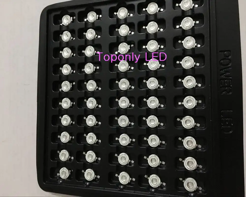 

2018 High quality 1w germicidal uv led diode bulb nails gel curing ultraviolet lighting 395-410nm 100pcs/lot DHL free shipping