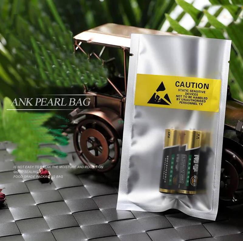 11cm*6cm Anti Static Shielding Bag ESD Anti Static Pack Bag Top