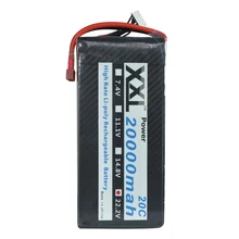 XXL Lipo Battery 20000mah 22.2V 20C For Drones FPV Helicopters RC Models Li-polymer Battery