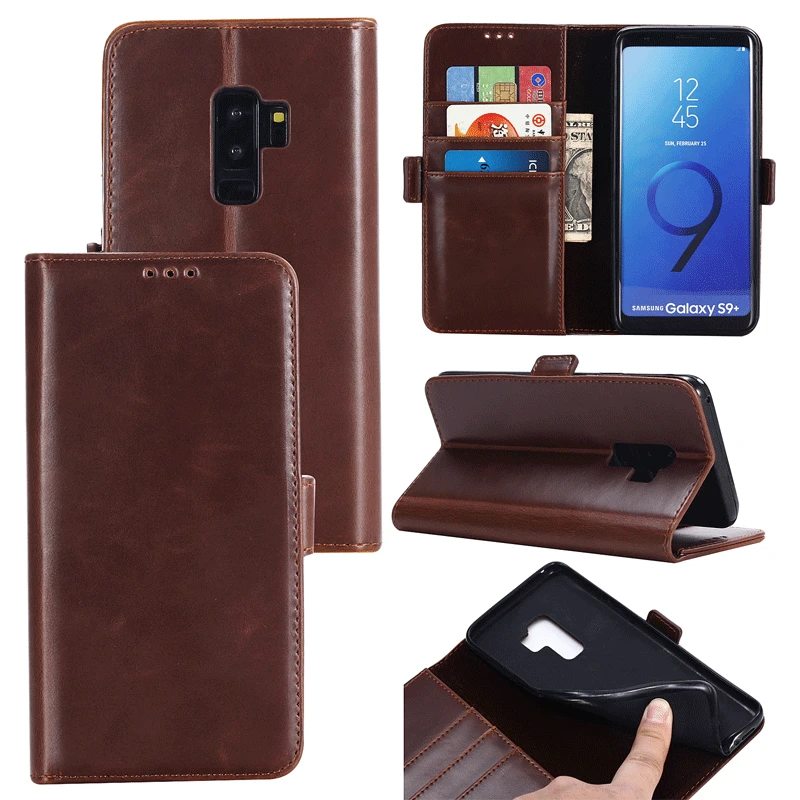 iphone 6 case Embossing Flip Leather Case For iphone XS Max XR 6s 5 7 8 Plus cover Retro Wallet Flip Case For iphone 6 Plus SE Phone Bag Cases iphone 8 silicone case