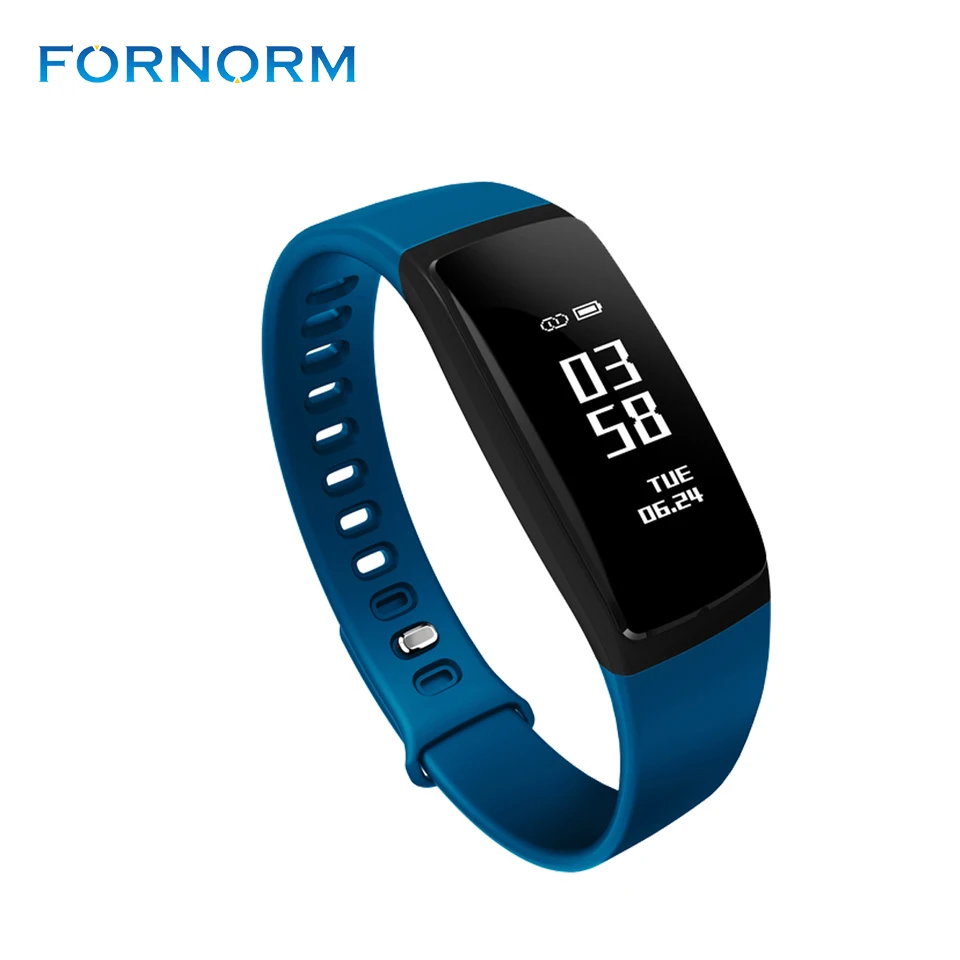 

IP67 Waterproof Fitness Tracker V07 Bluetooth Smart Bracelet Watch Wristband for IOS & Android Smartphone Support Blood Pressure