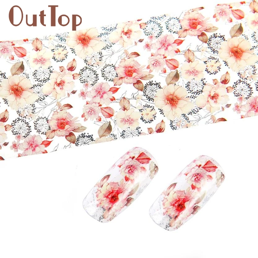 

Fashion Design Nail Art Foil Stickers Transfer Decal Tips Manicure 0324B
