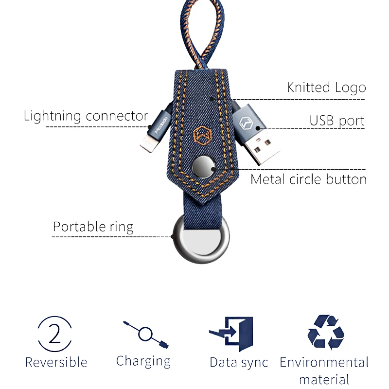 Mcdodo ل البرق كابل USB كابل ل فون X 8 7 6 5 6 ثانية زائد كابل سريع شحن كابل الهاتف المحمول شاحن الحبل Usb البيانات