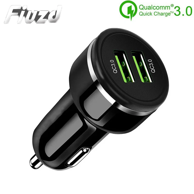 

Fiuzd 36W USB Car Charger Dual Quick 3.0 Charge for iPhone 6s X 8 6 redmi note 7 pro note 7 Samsung S10 S10e USB Fast Charger