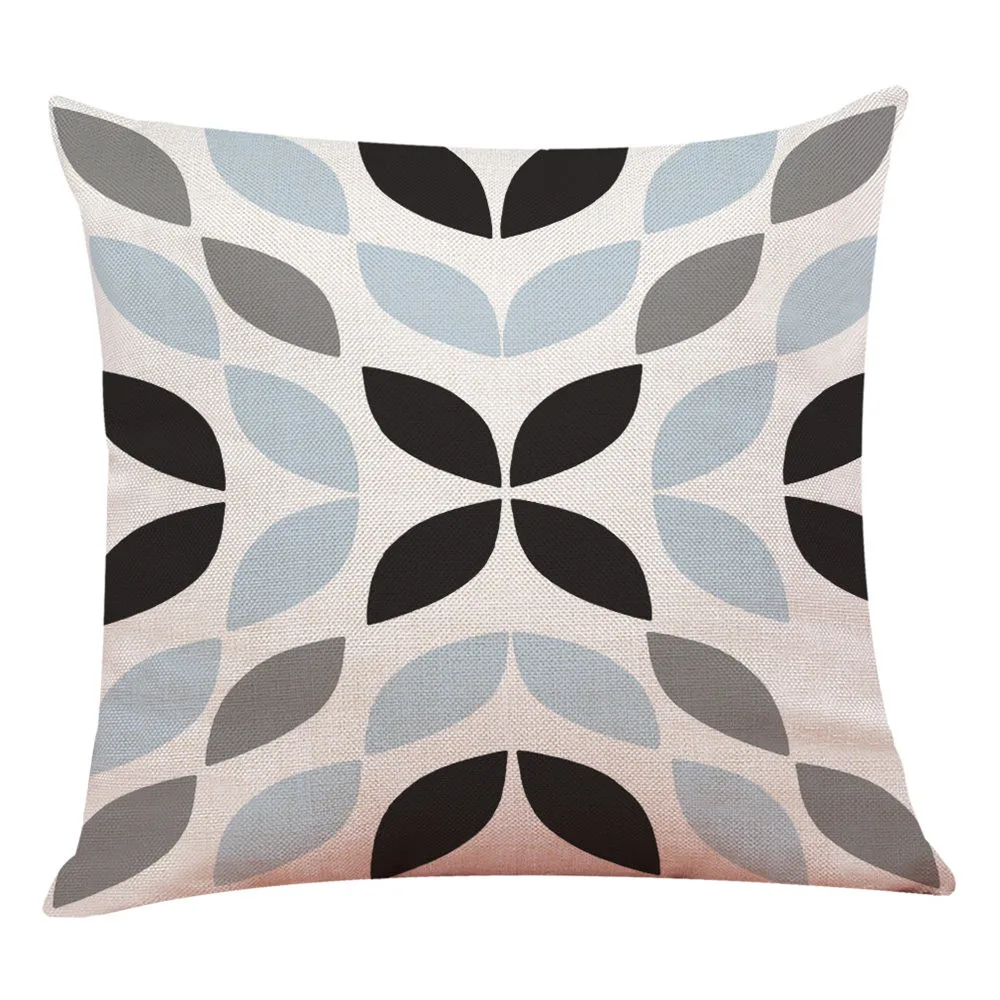 Домашний текстиль наволочки для подушек 45*45 хлопок Геометрическая простая наволочка для дивана офисный домашний декор Almohada 2019A - Цвет: A