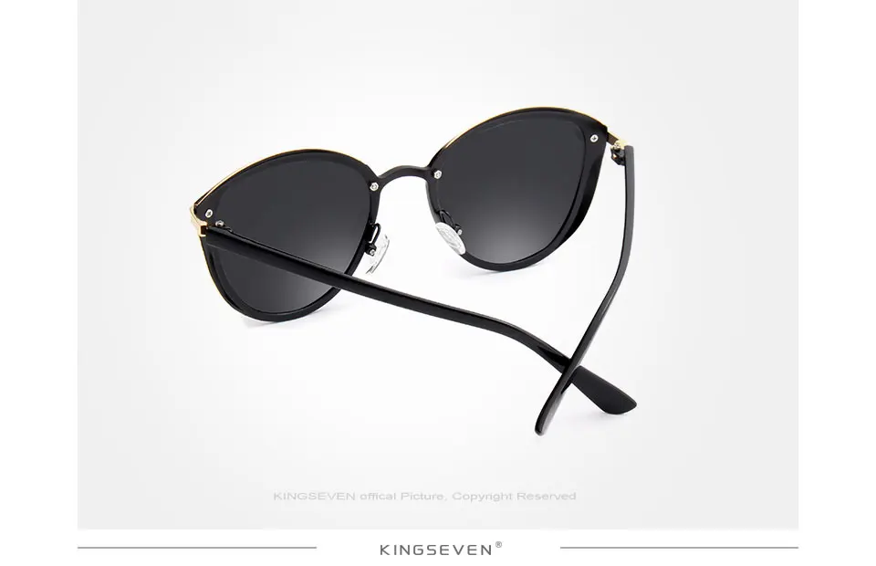 KINGSEVEN 2022 Women's Cat Eye Sunglasses Polarized Luxury Design