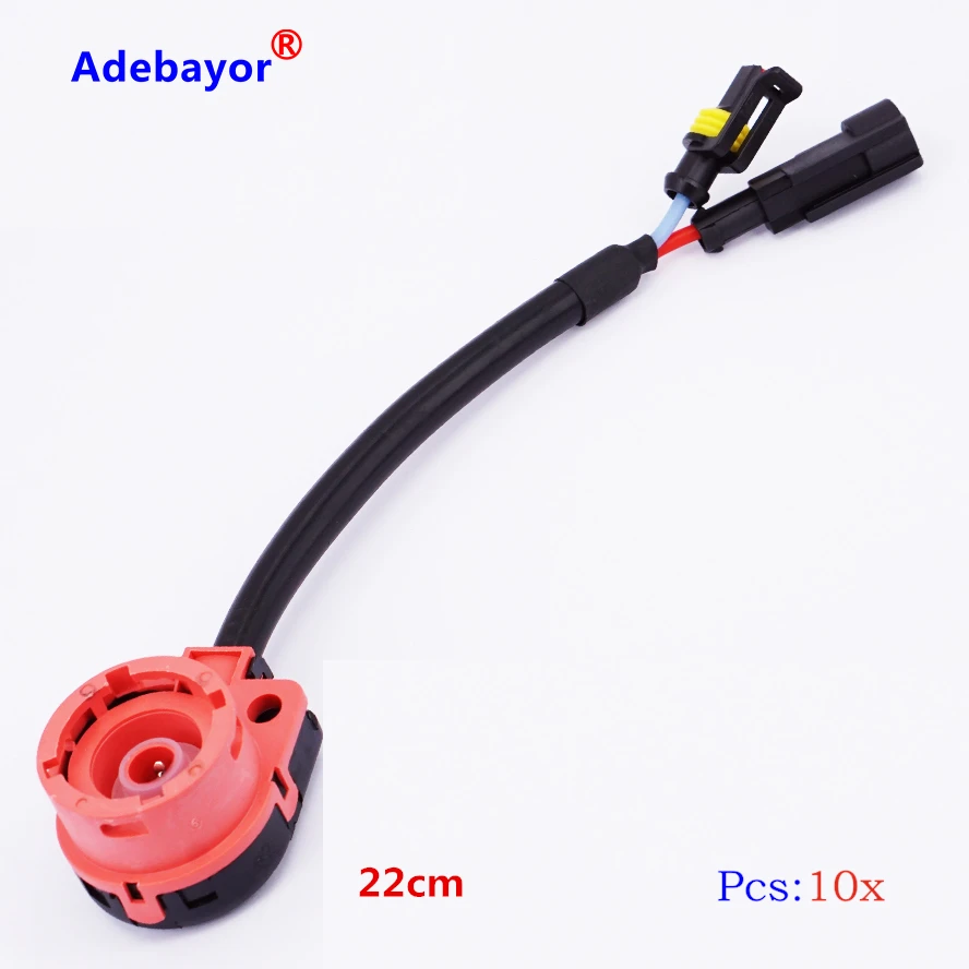 

14PCS D2S D2C C2R D4S D4C D4R Xenon for HID Bulb Socket Wire Plug Cable Adaptor Converter Connectors