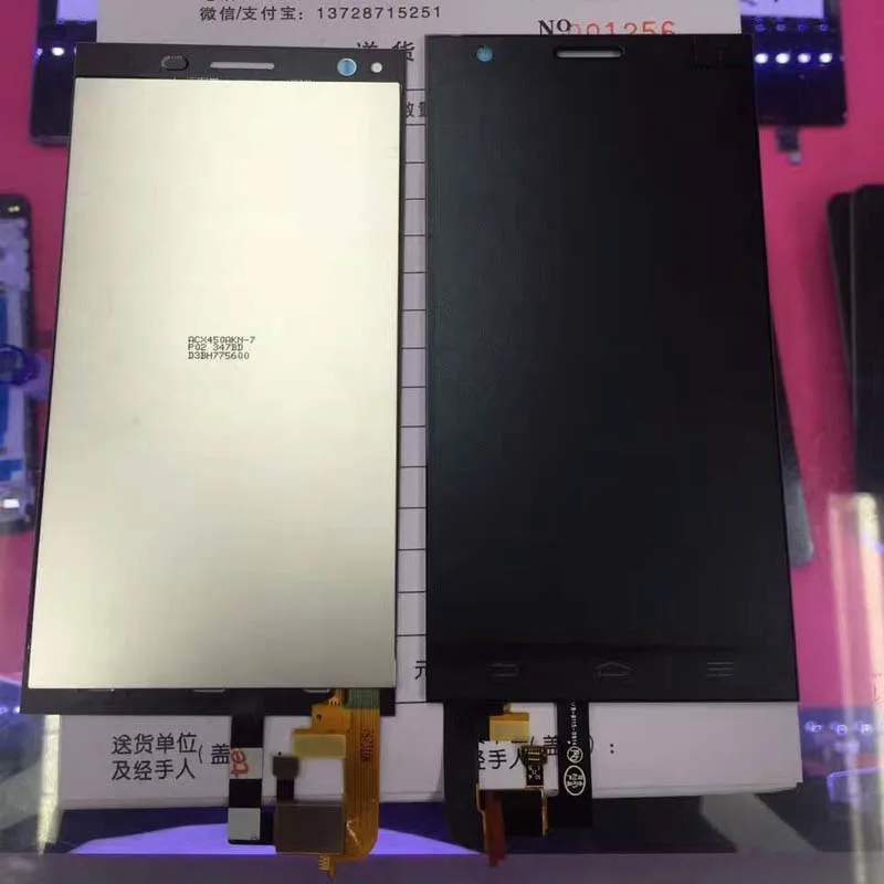 

Tested Lcd screen display+Touch digitizer For ZTE g720t black or white free shipping