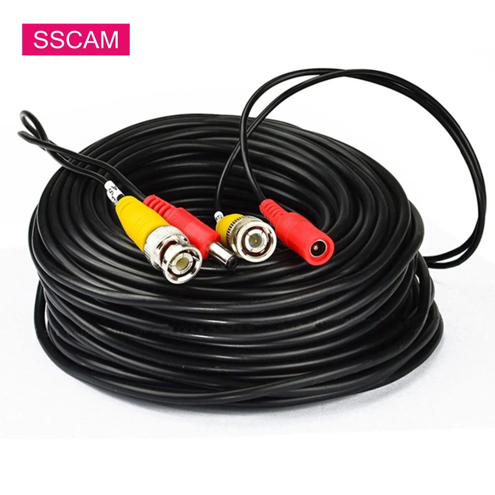 AHD кабели камеры видеонаблюдения 5 M/10 M/20 M/30 M BNC кабели Выход + кабель пост. тока с разъемом для аналоговых/AHD/TVI/видеонаблюдения CVI DVR Системы