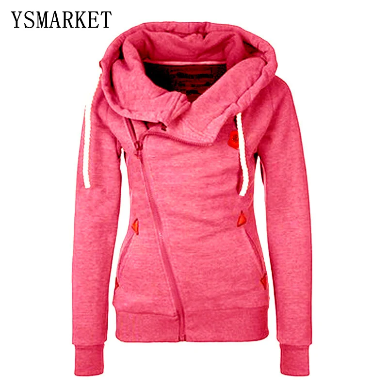 

Europe And The United States Hoodies Sweatshirts Personality Side Zipper Hooded Fleece Jacket E1111