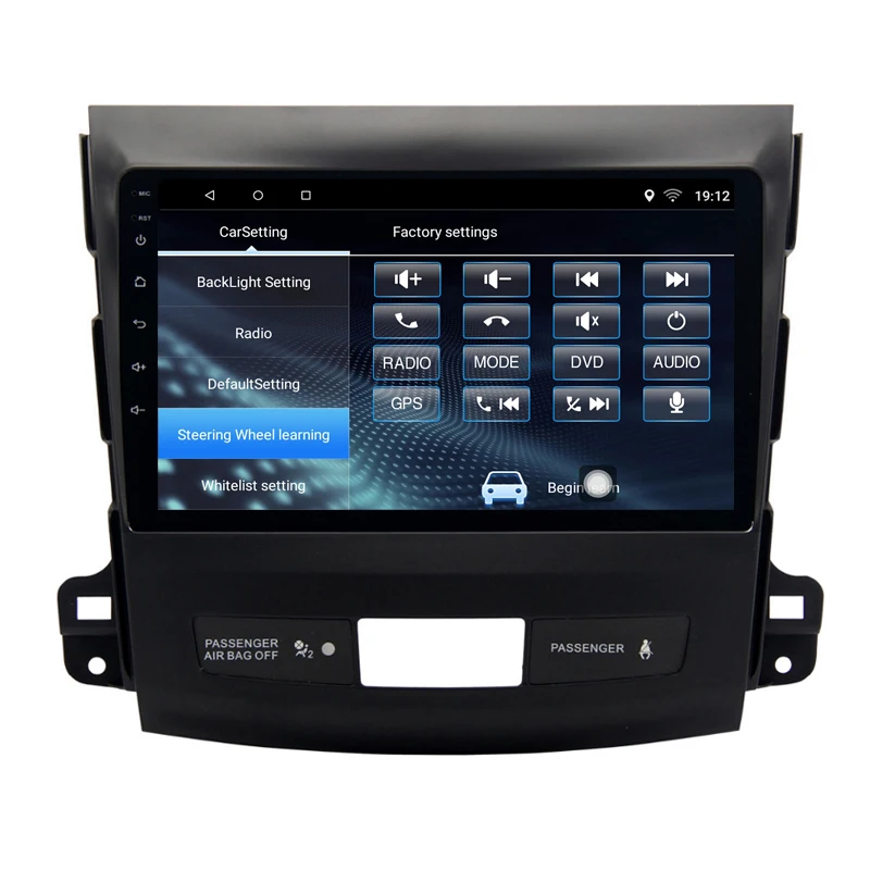 Excellent 9" 2+32G 2.5D IPS Android 8.1 Car DVD Multimedia Player GPS for Mitsubishi Outlander 2006-2012 / Peugeot 4007 radio navigation 5