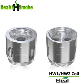 

5pcs/lot Eleaf HW1 Single Cylinder SS316L 0.2ohm Coil / HW2 Dual Cylinder Kal 0.3ohm Head for ELLO Mini/ELLO Mini XL Tank