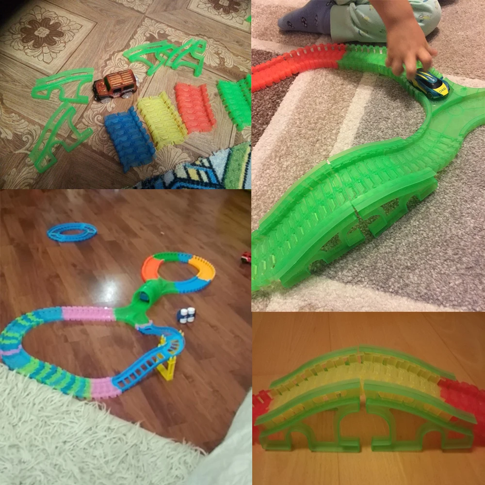 Car Racing Track Glow