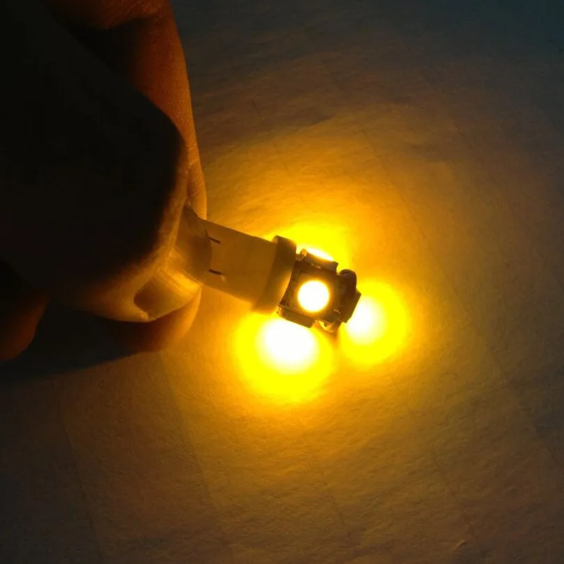 10 шт. T10 194 168 w5w Светодиодные Автомобильные фары 5050 5smd супер белый красный лампы