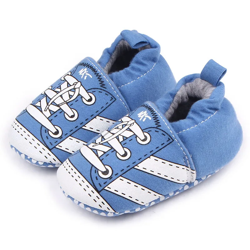 Хлопок, зимняя обувь для новорожденных девочек, мягкая детская нескользящая обувь для малышей, детские мокасины, обувь для начинающих ходить - Цвет: 17