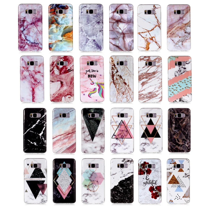 Marble Unicorn Phone Case For Samsung S8 Case Cover For Samsung Galaxy Note 9 8 S9 S8 Plus S7 S6 Edge Soft TPU Silicon Cover (2)
