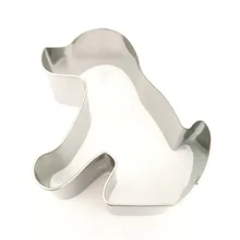 3D Собака формы печенья резак из нержавеющей стали печенье резак животных форма для печенья кухня выпечки аксессуары