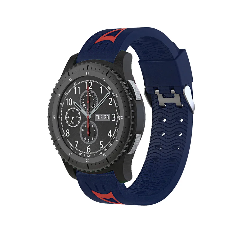 2019 Ремешки для наручных часов с национальным смайликом ремешок Samsung Gear S3 модные