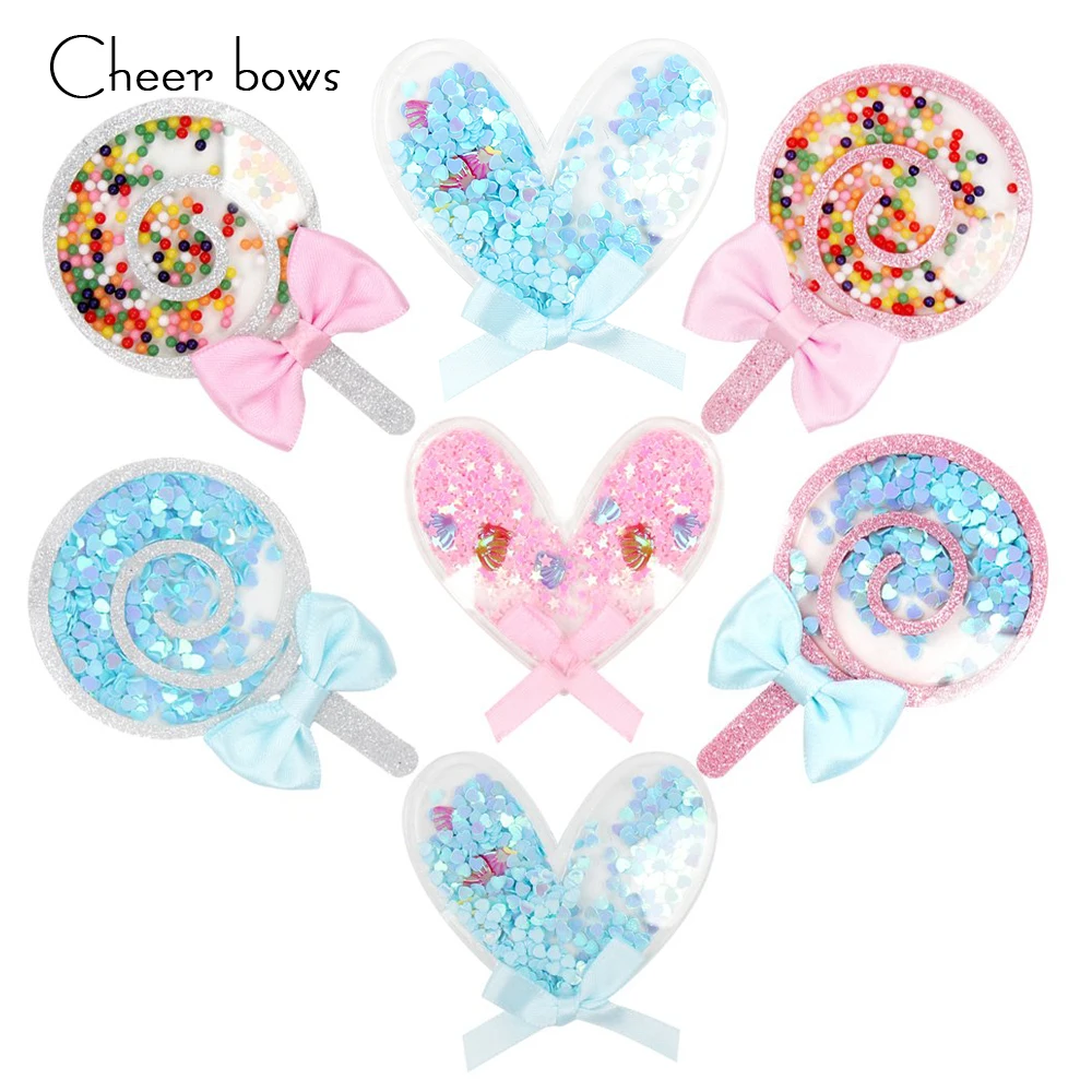 

CheerBows 1pcs Lollipop Acrylic Patches DIY Hairbow Phone Case Accessories Handmade Decoration Material Resin Cabochon Applique