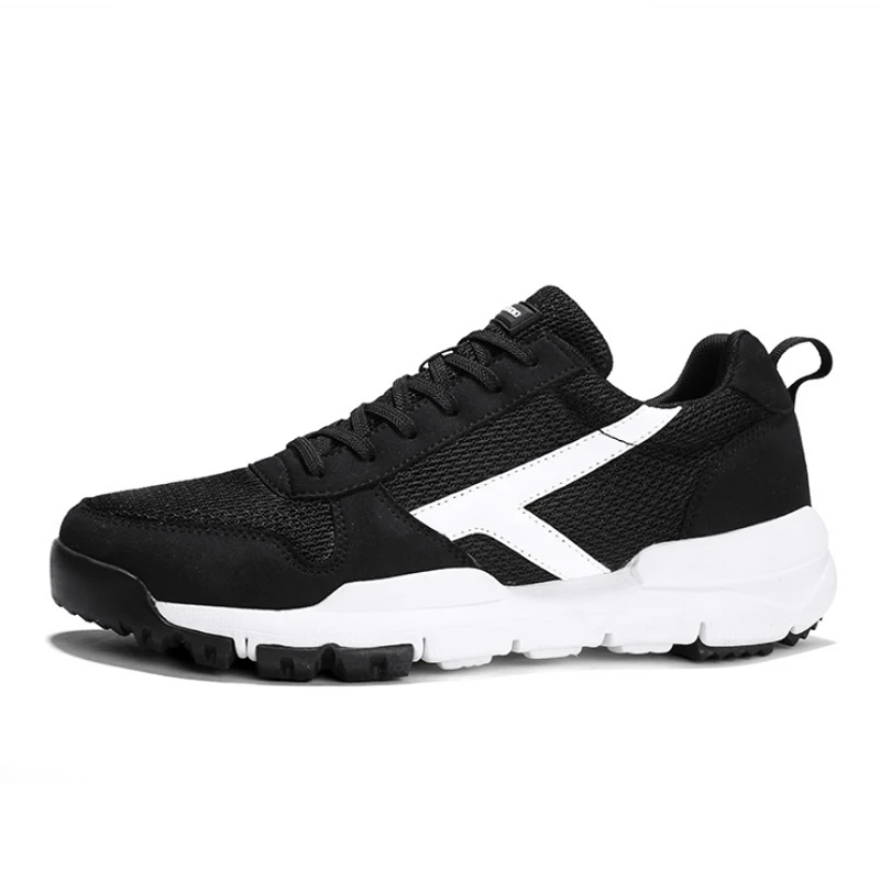 

Breathable Mesh Sneakers 2018 New Man outdoor Walking Shoes Light Weight Lace up Flats Sport Jogging Athletic Shoes