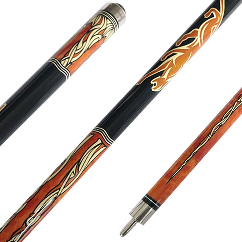 

China Pool Cue Billiard 11.5mm 12.75mm Tips with Joints Protection Black Orange Colors