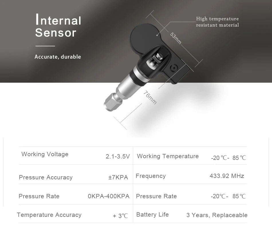 Internal sensor