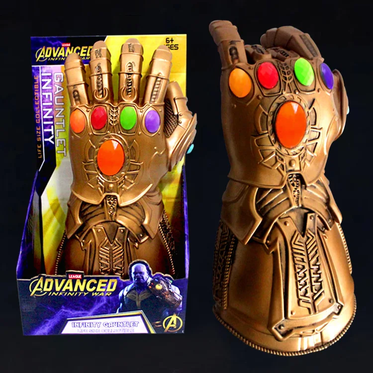 

Thanos Infinity Gauntlet Avengers Infinity War Gloves Role Playing Superhero Avengers Emotion Thanos Latex Gloves Model Toys