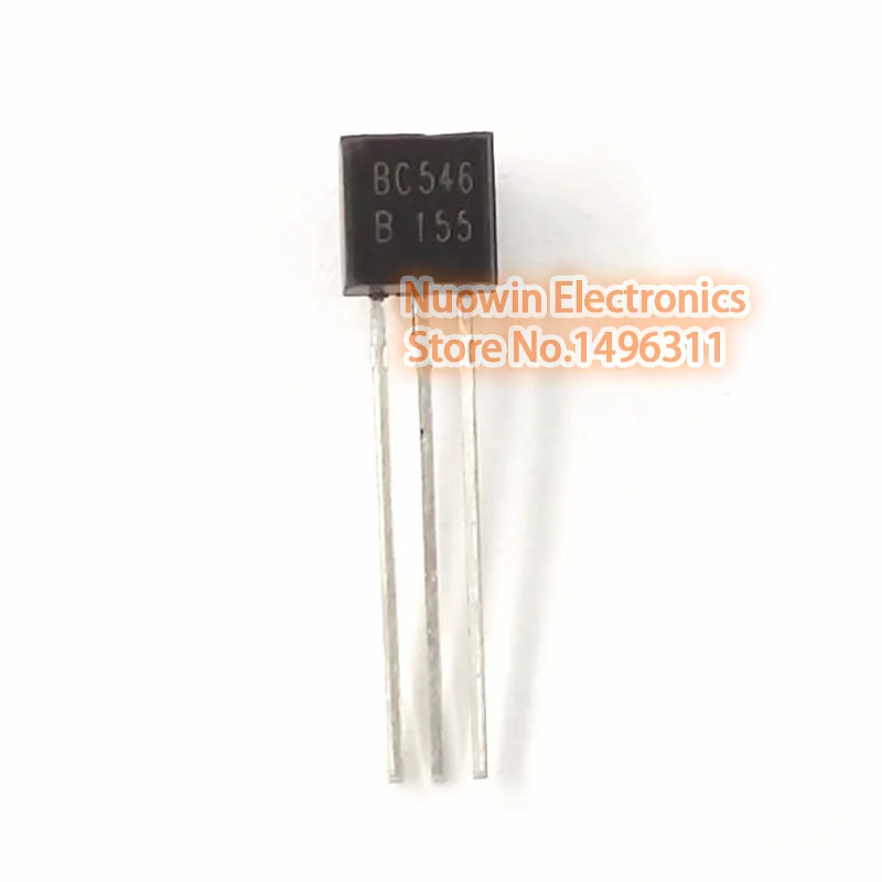 ТРАНЗИСТОР bc546 in line для триодов TO 92 0 1a 65V NPN 100 шт.|triode transistor|transistor to-92transistor npn | - Фото №1